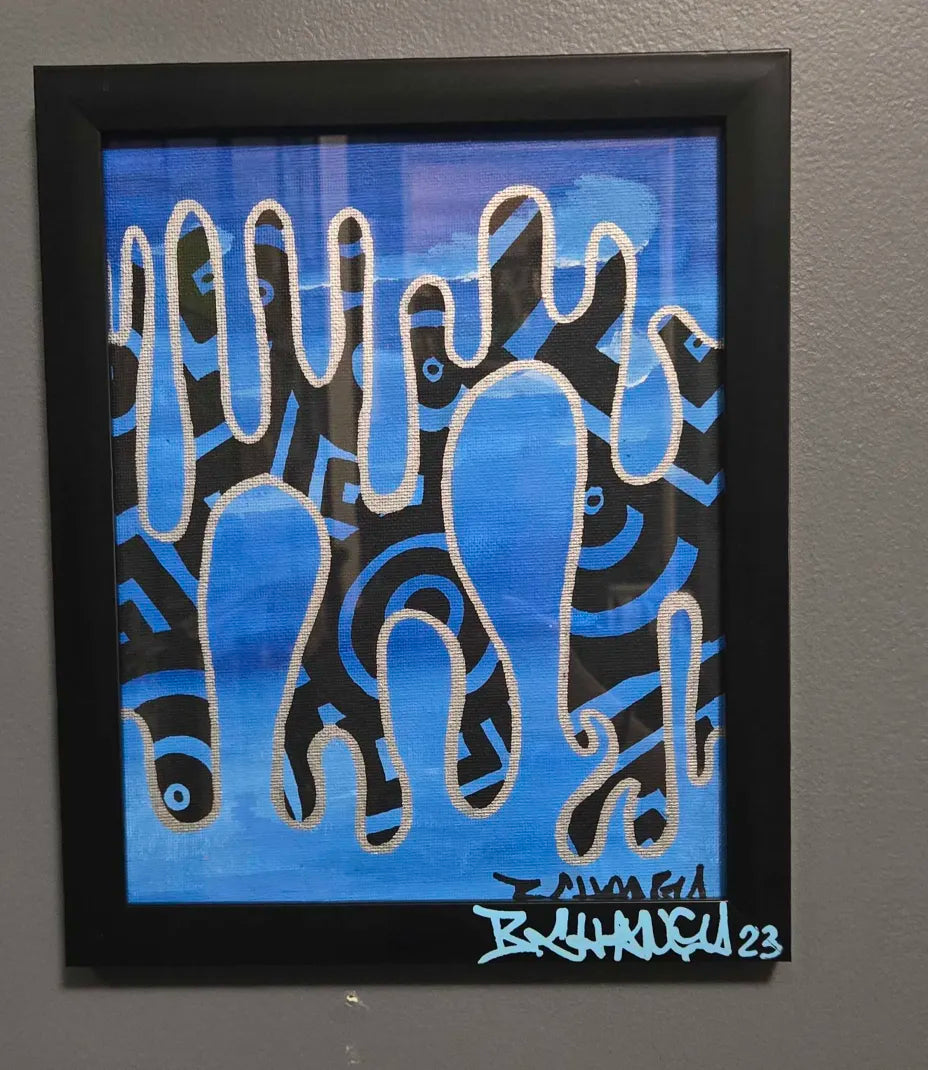"Trip in the Sky" 8in x 10in Framed Original (Copy)