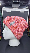 Rose - Slouchy Double Wall Beanie - Adult / Teen Knitted Hat