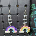 Squishy Rainbows - Earrings - (.925 Sterling Silver Hooks)