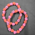 Red & Pink - Beaded Bracelet