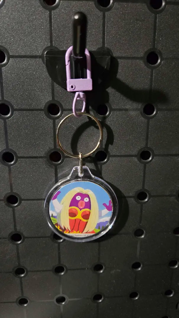 Purple Lady - Key Chain