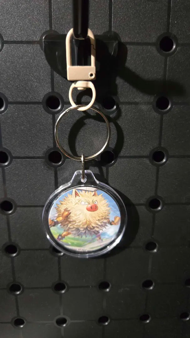 Fluffy Pig - Key Chain