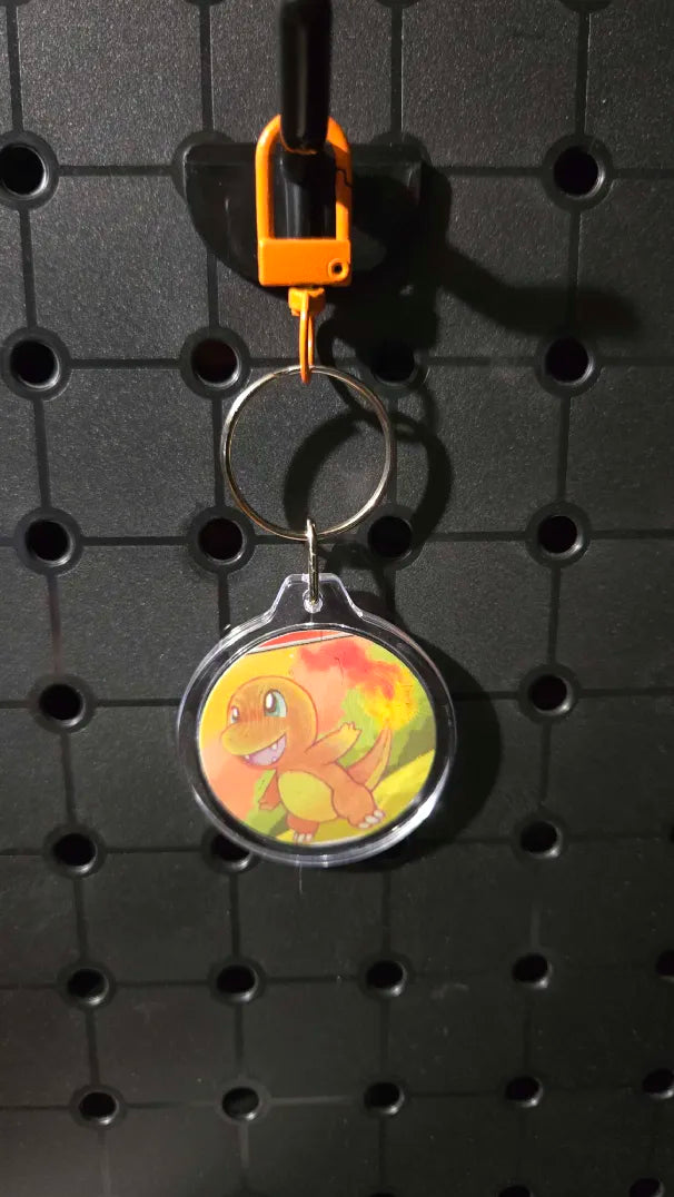 Baby Flame Dino - Key Chain