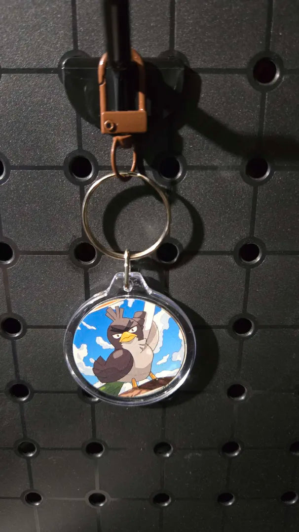 Angry Pigeon - Key Chain