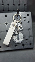 White Monster - White Strap Key Chain