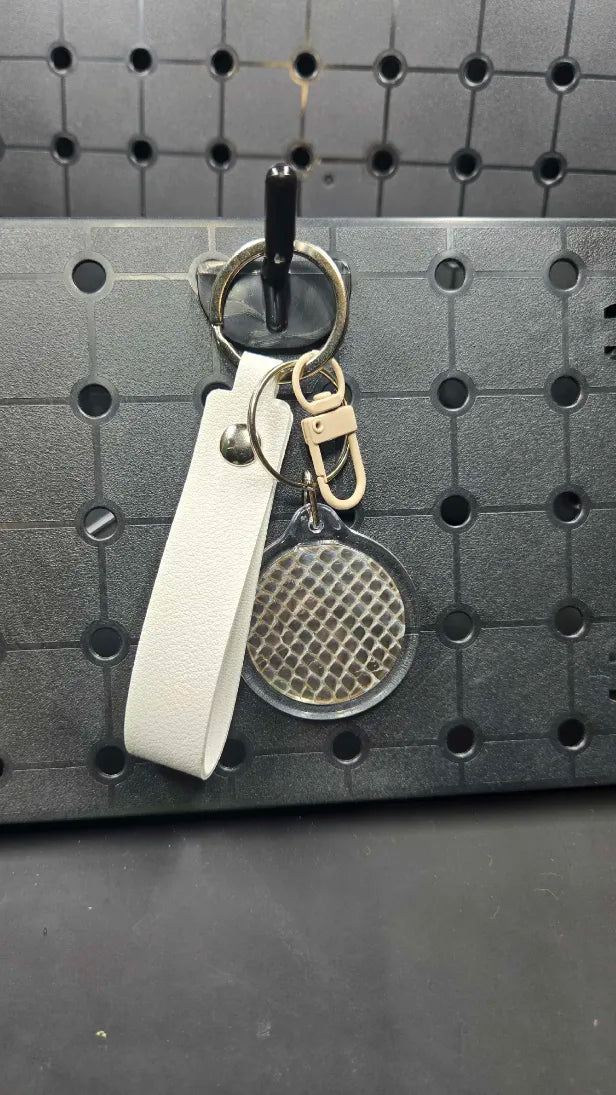 Real Snake Shed - White Strap Key Chain (Ekans)