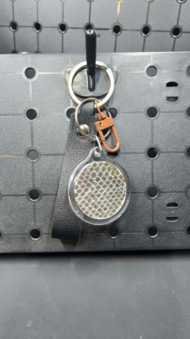 Real Snake Shed - Black Strap Key Chain (Ekans)