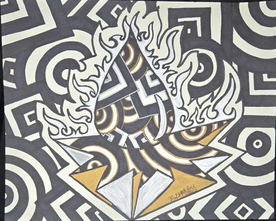 "Drop on Edge" 8in x 10in Original