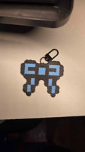 Pastel Blue Bow - Bag Charm