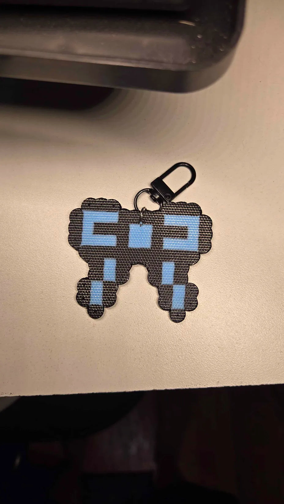 Pastel Blue Bow - Bag Charm