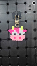 Pink Cow - Bag Charm