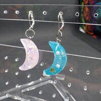 Chunky Moons Stitch Markers - Set of 2