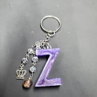 Z - Purp - Resin Key Chain