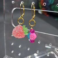 Strawberry Stitch Markers - Set of 2