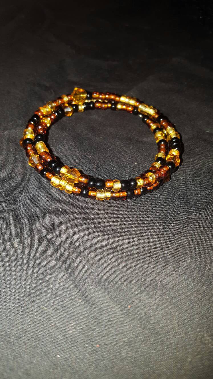 Neutral Diamond - Memory Wire Bracelet