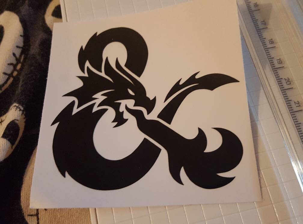 Dungeons & Dragons - Vinyl Decals - 3 inches by 3 inches