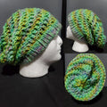 Dragontales - Spiral Slouchy - Adult / Teen Knitted Hat