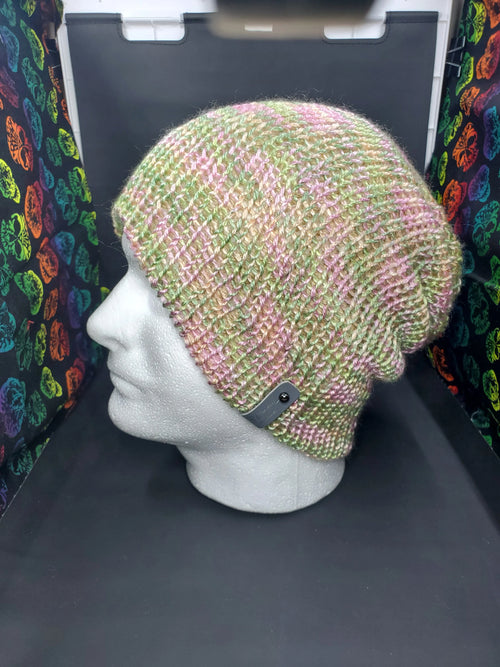 Bermudan Haze & Bone - Reversible Beanie - Adult / Teen Knitted Hat