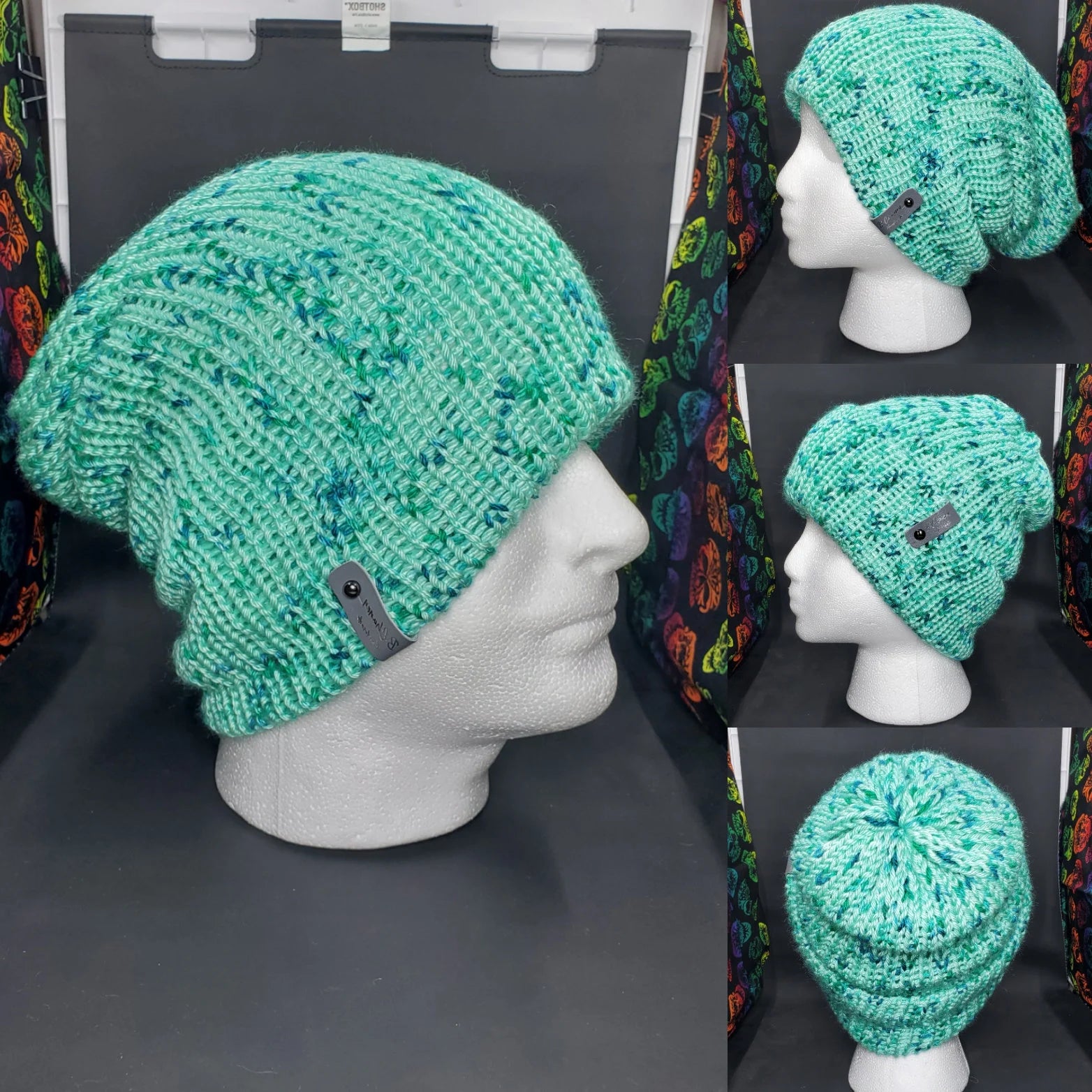 Riveria - Slouchy Double Wall Beanie - Adult / Teen Knitted Hat