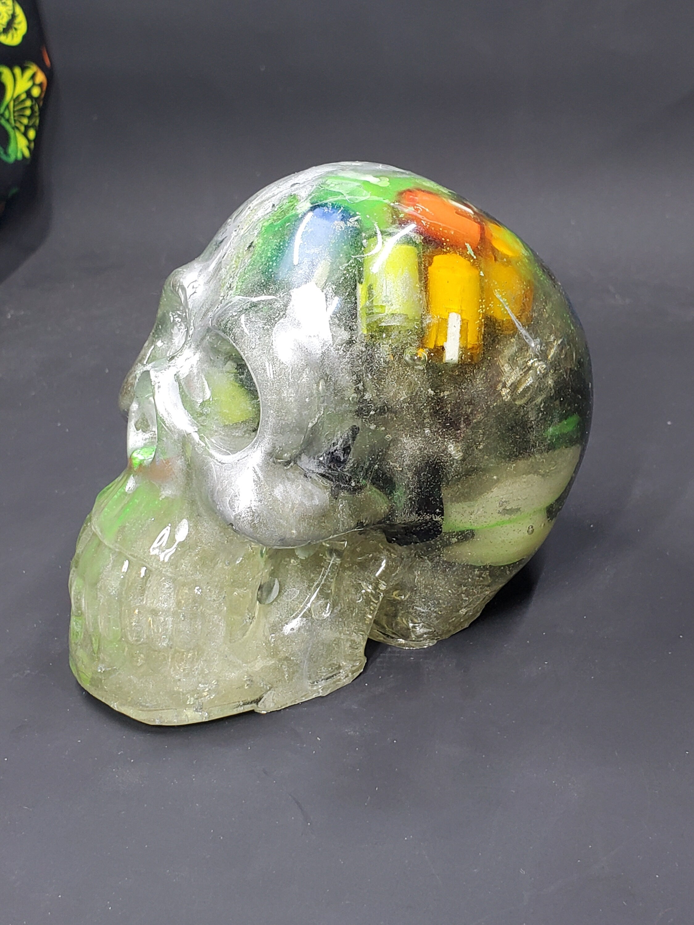 Xbox Parts (Glow in the dark) - Basic Resin Skull