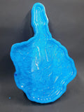 Cool Blue - Skeleton Middle Finger Tray
