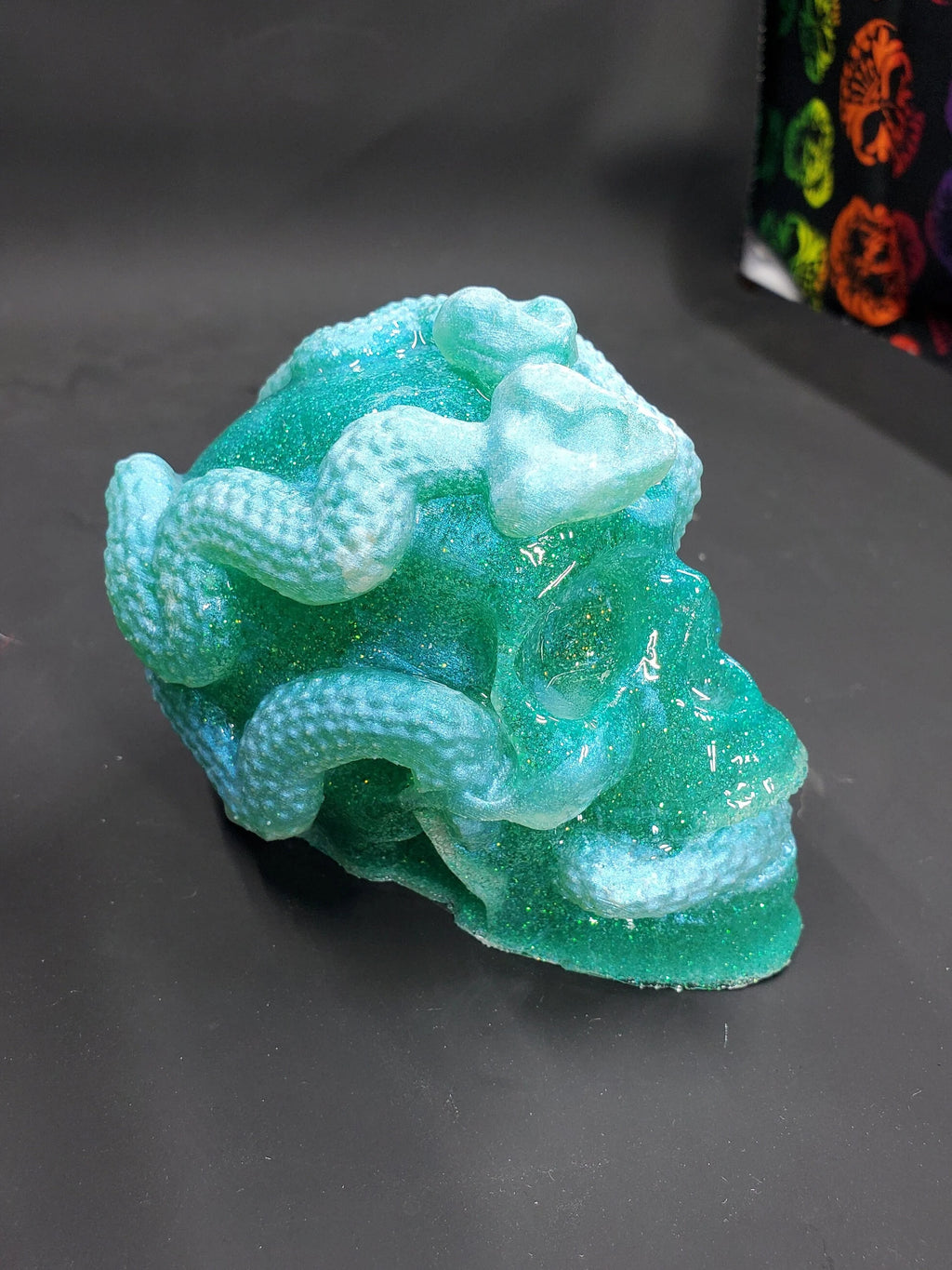 Frozen - Snake Resin Skull