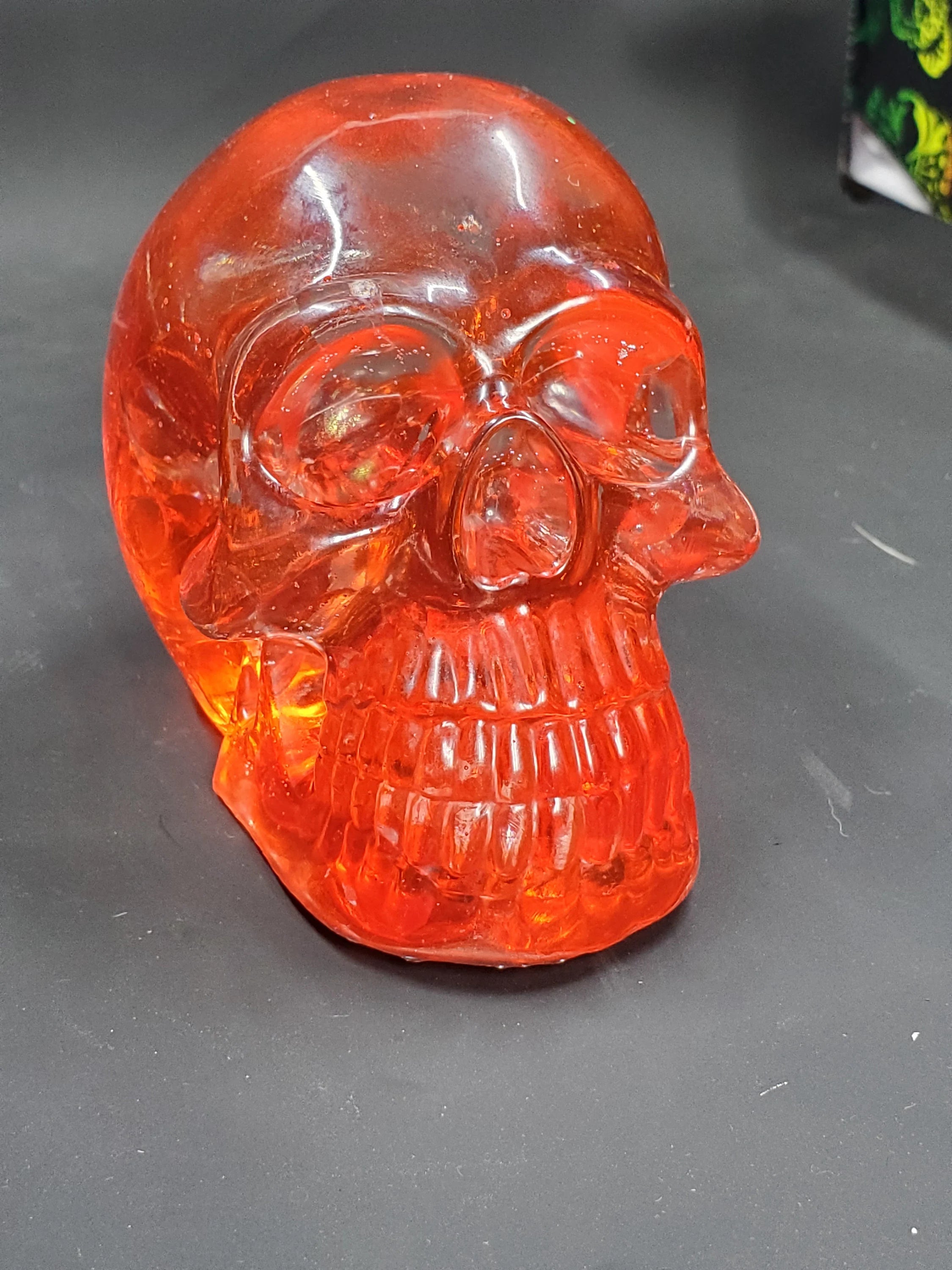 Red Gems - Basic Resin Skull