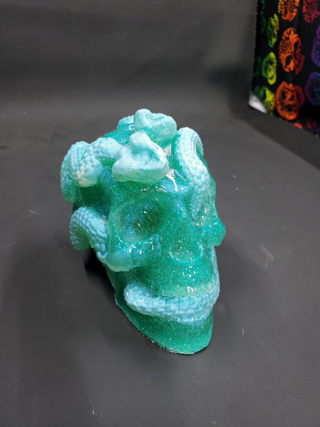 Frozen - Snake Resin Skull