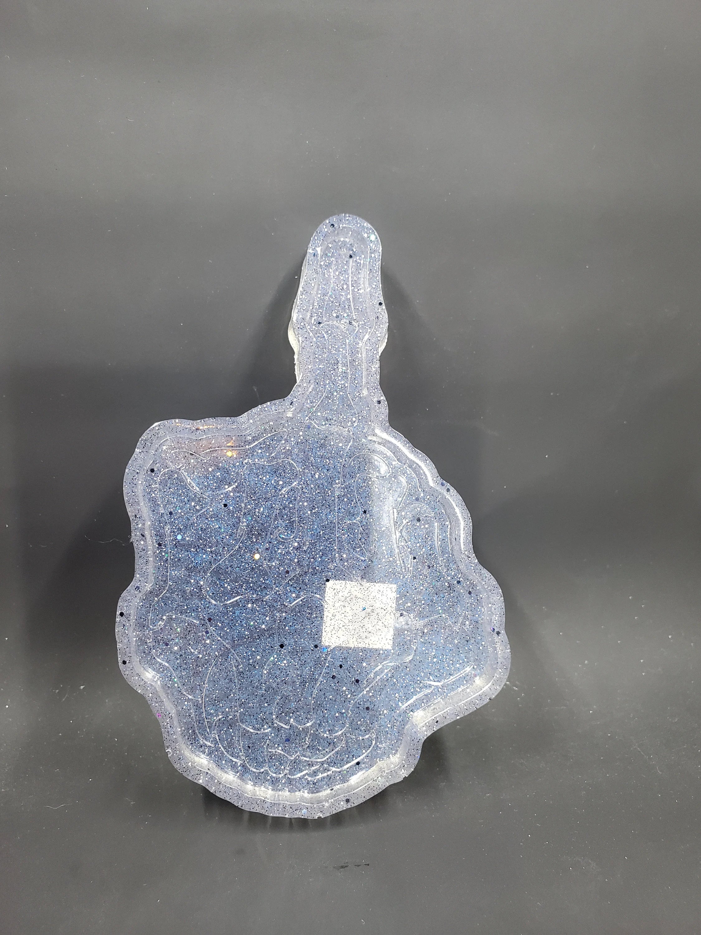 Clear Ice - Skeleton Middle Finger Tray