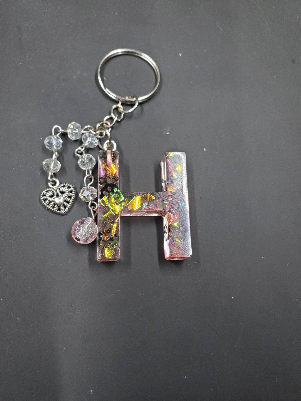 H - Pinky Paws - Resin Key Chain