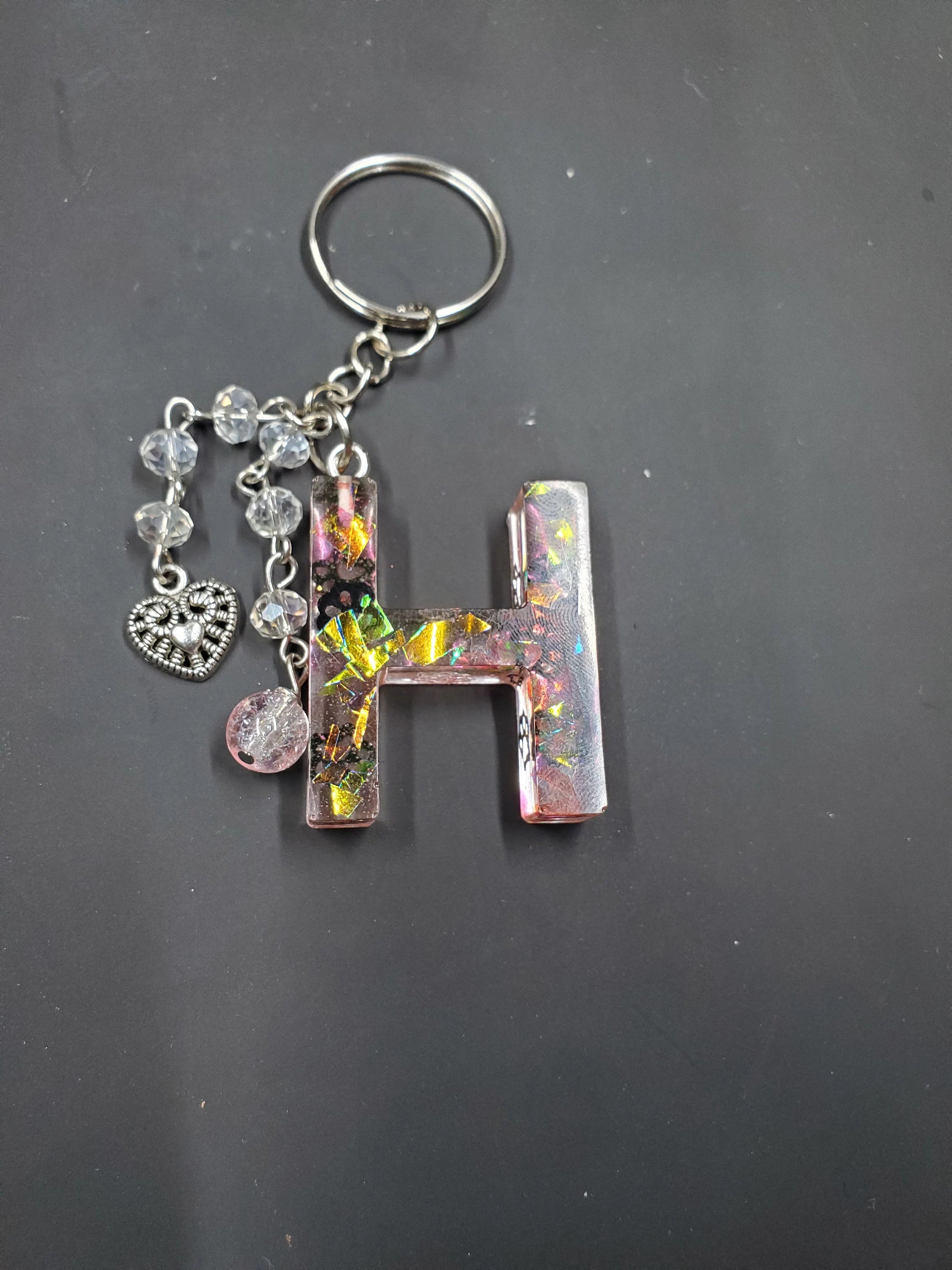 H - Pinky Paws - Resin Key Chain