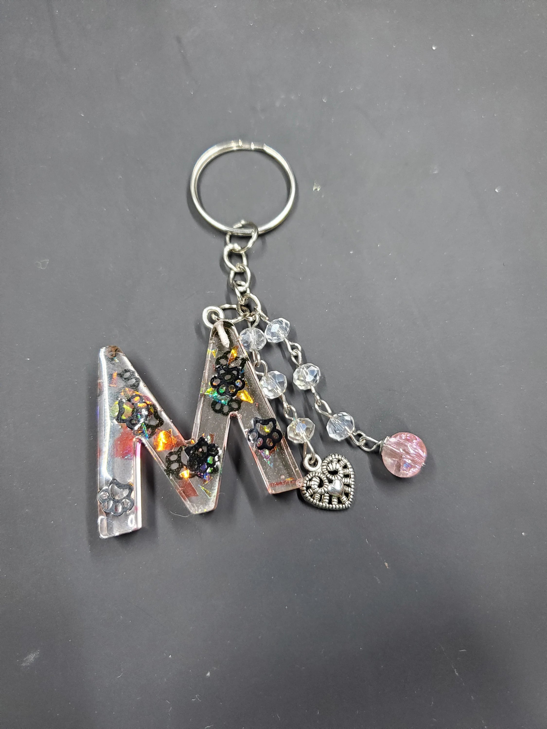 M - Pinky Paws - Resin Key Chain