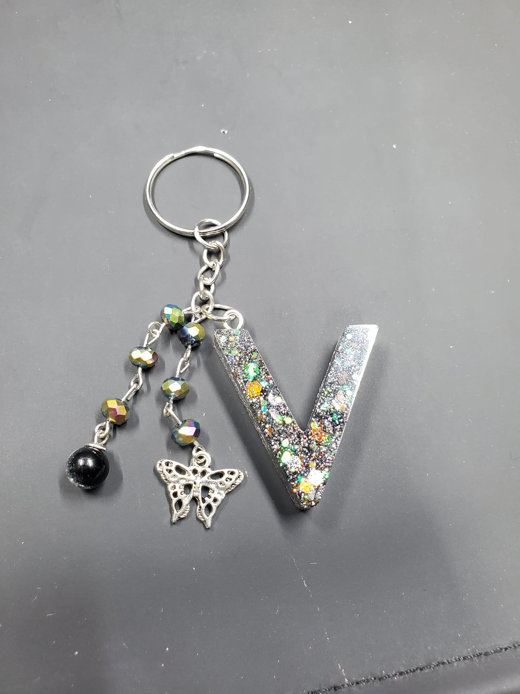 V - Grey Spook - Resin Key Chain
