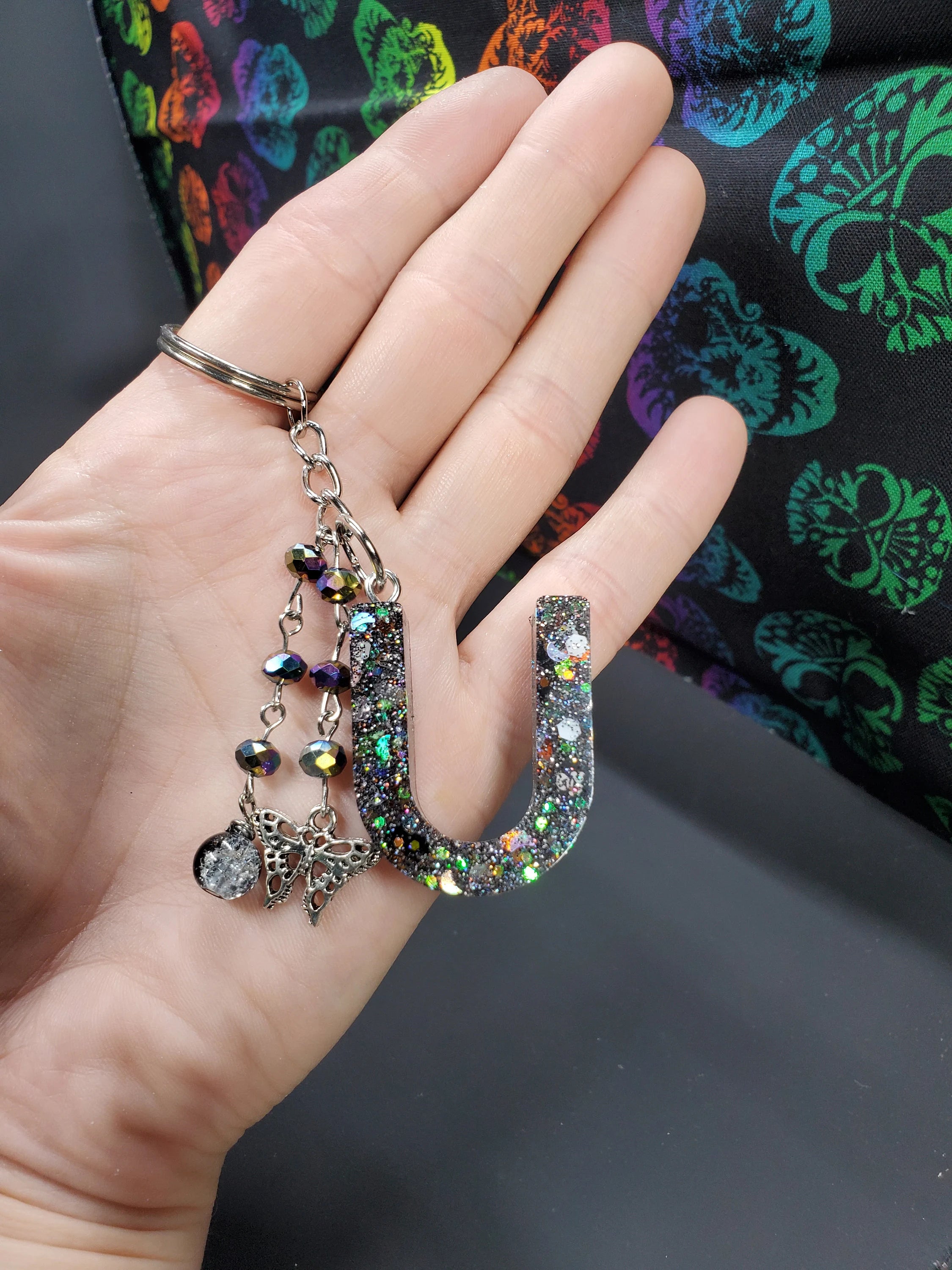 U - Grey Spook - Resin Key Chain