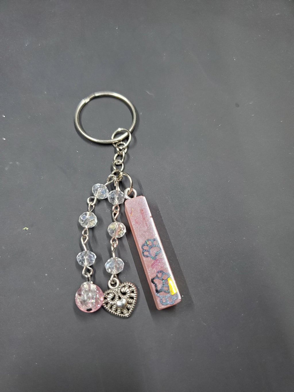 I - Pinky Paws - Resin Key Chain
