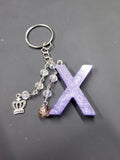 X - Purp - Resin Key Chain