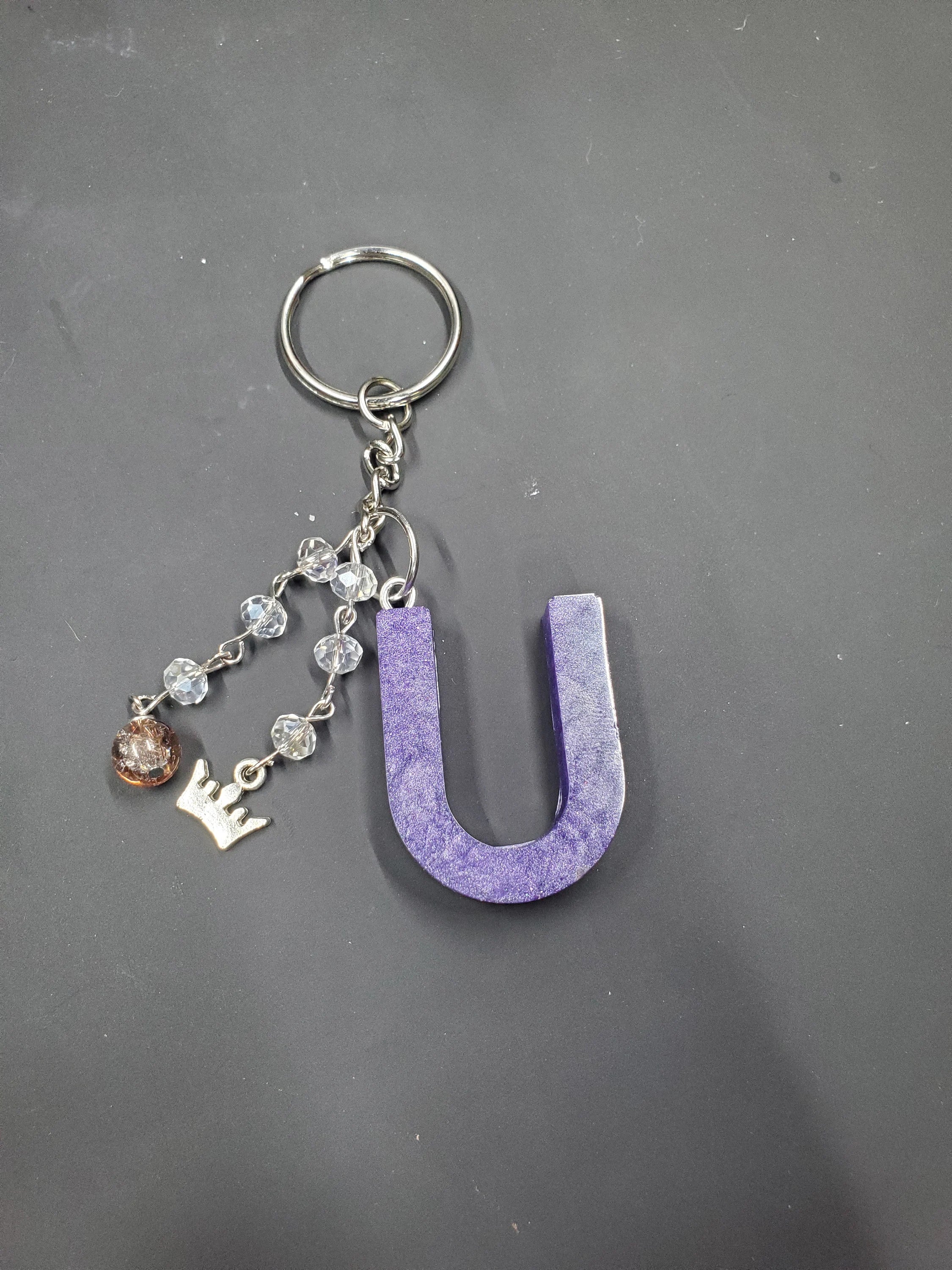 U - Purp - Resin Key Chain