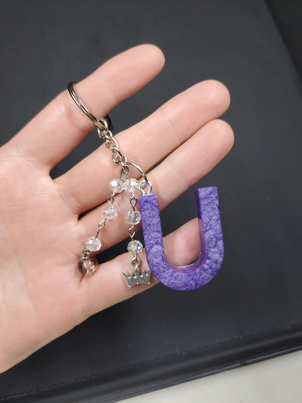 U - Purp - Resin Key Chain