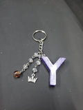 Y - Purp - Resin Key Chain