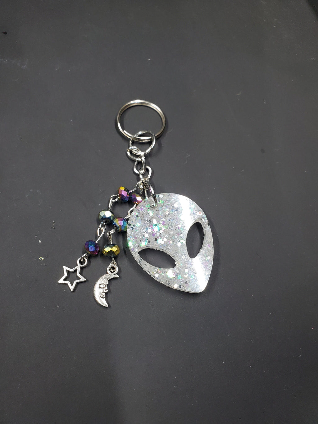 Snow Alien - Resin Key Chain