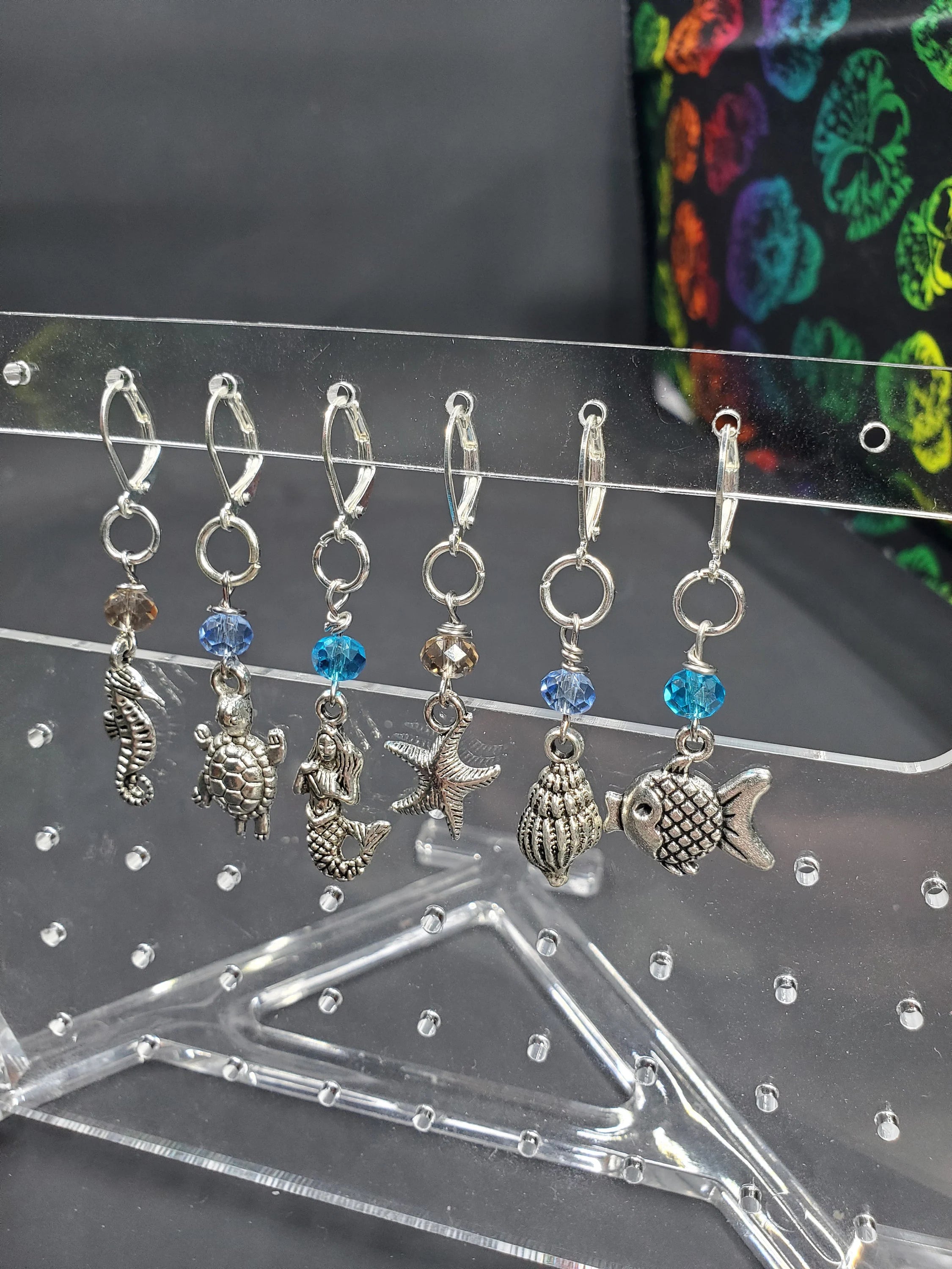 Day At The Beach Stitch Markers - Set of 6