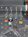 Rainbow Unicorn Stitch Markers - Set of 4