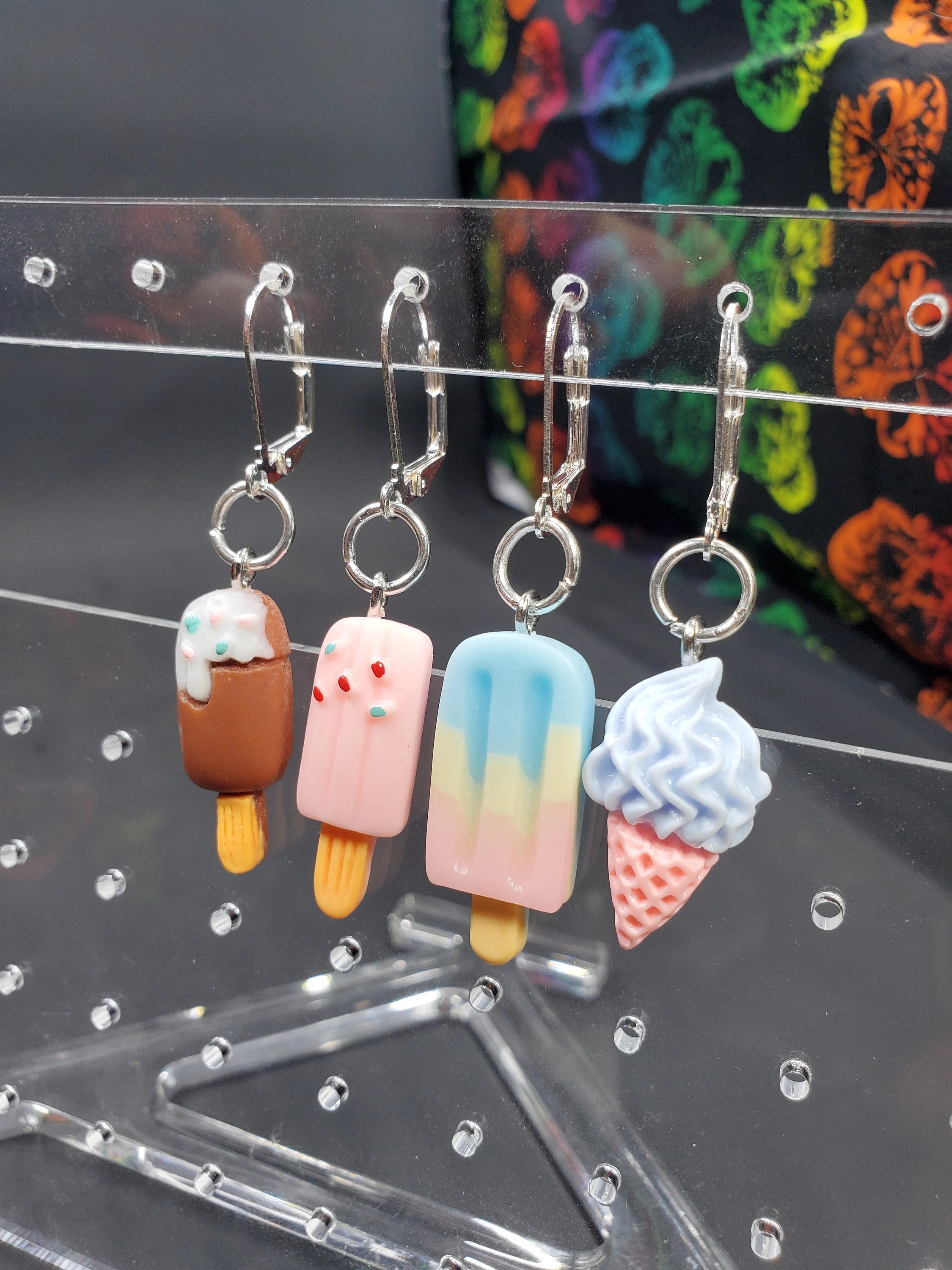Summer Treats (B) Stitch Markers - Set of 4