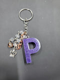 P - Purp - Resin Key Chain