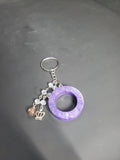 O - Purp - Resin Key Chain