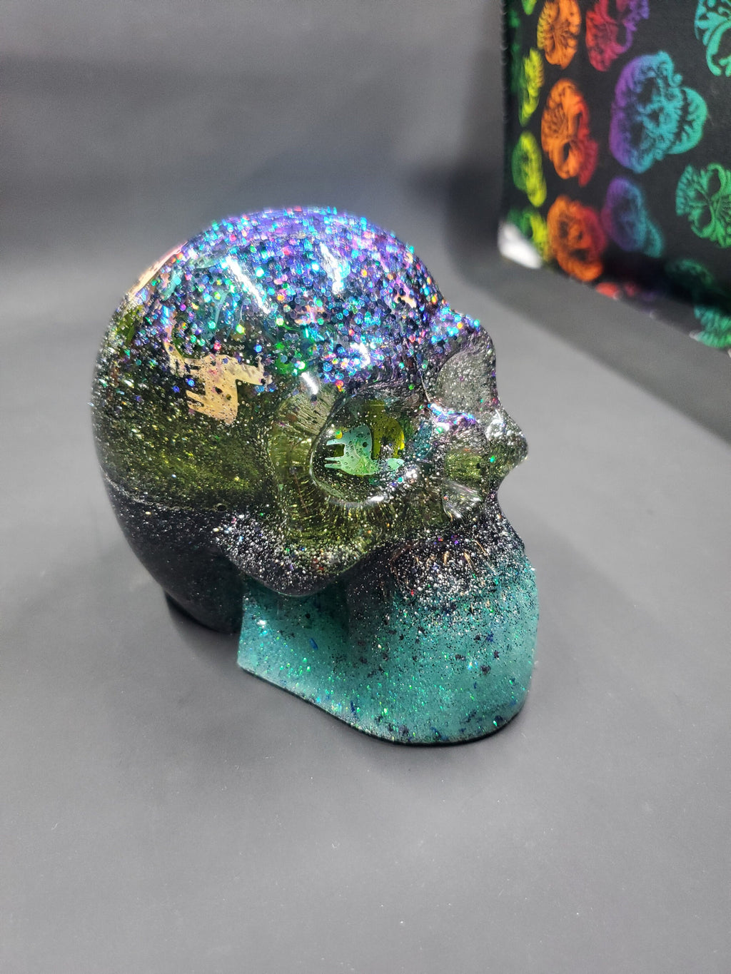 Galaxy Llamas (Recycled Resin) - Basic Resin Skull