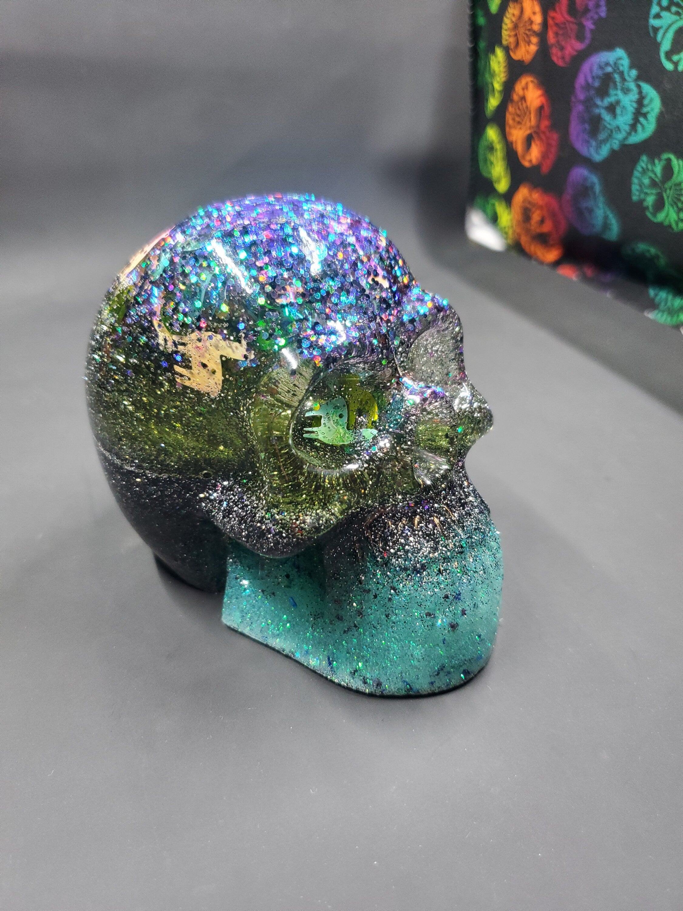 Galaxy Llamas (Recycled Resin) - Basic Resin Skull