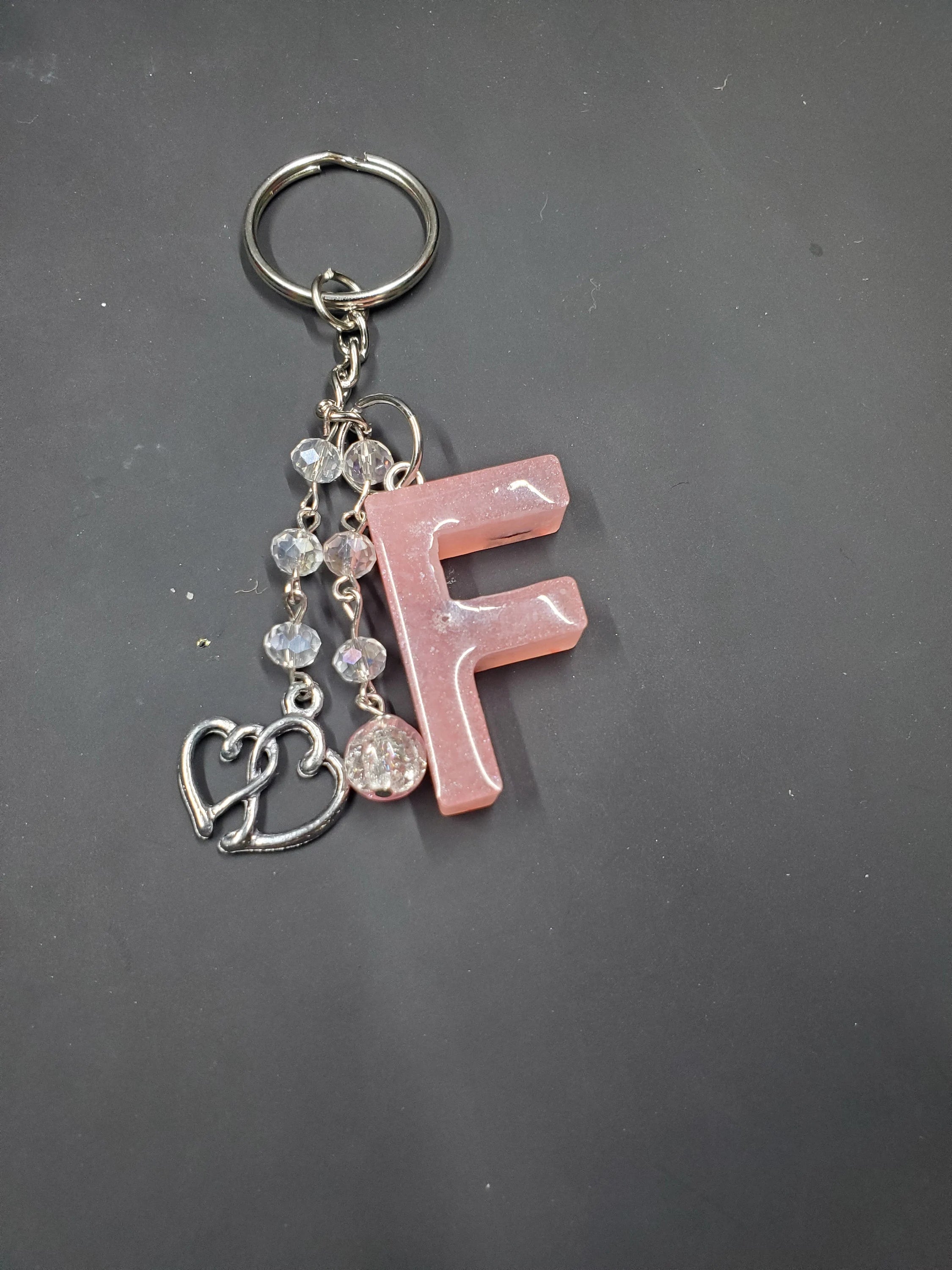 F - Pinky Paws - Resin Key Chain