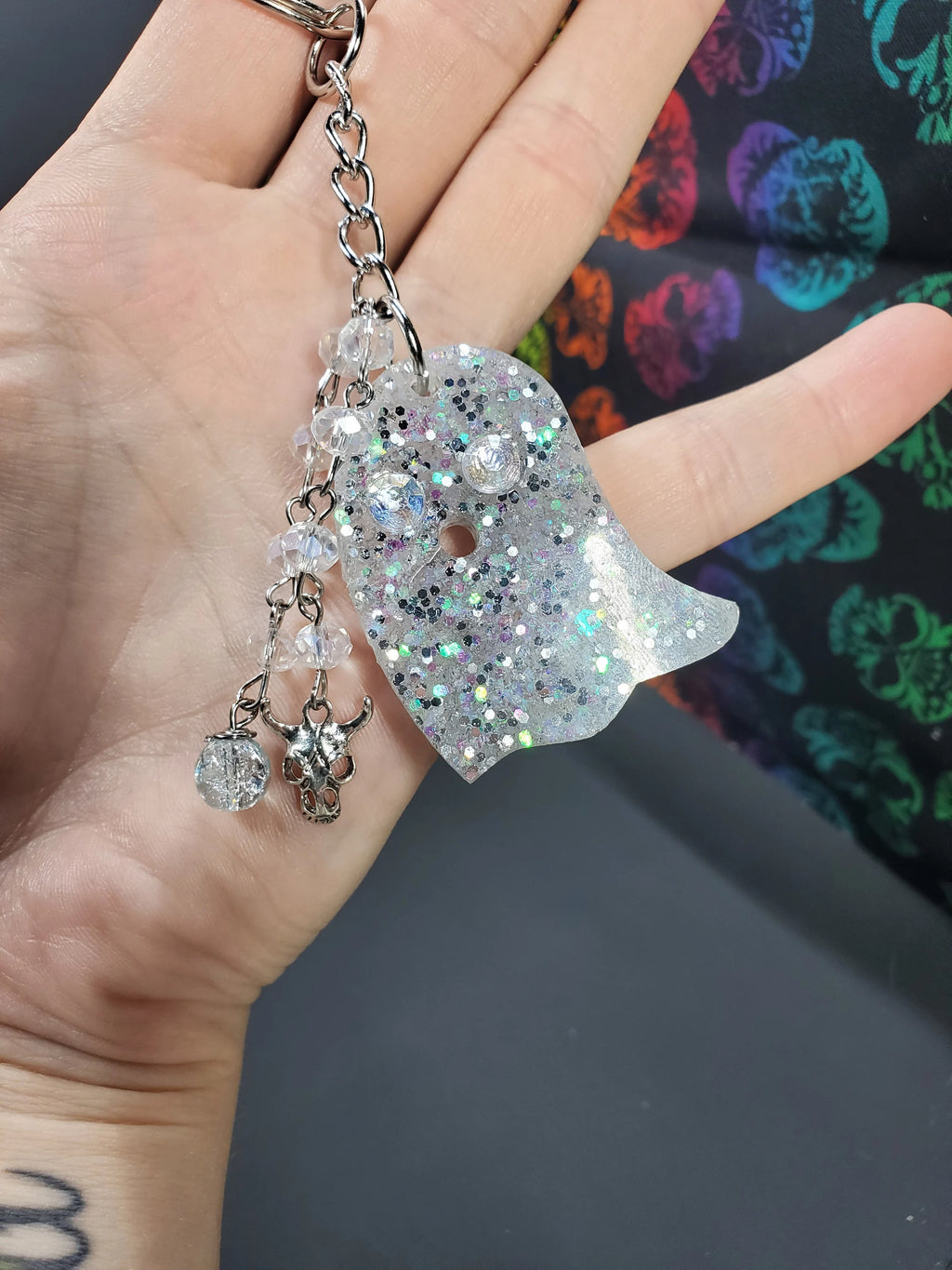 Snow Ghost Large - Resin Key Chain