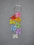 Rainbow Butterfly - Key Chain